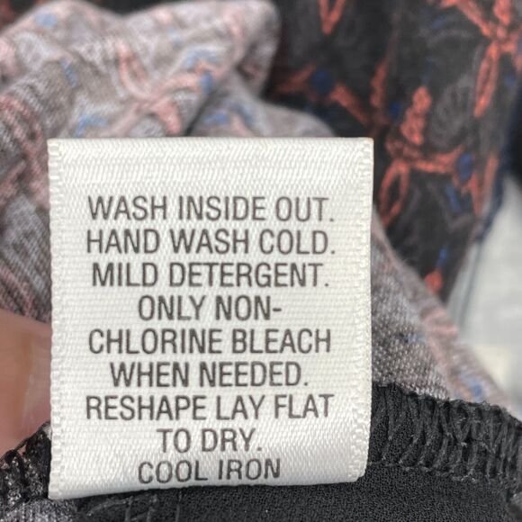 Simply Vera Wang Blouse Womens Extra Large Colorblock Sheer Hem Career NEW - Picture 9 of 12